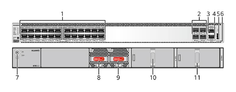 S5731-S24T4X-AC appearance and structure