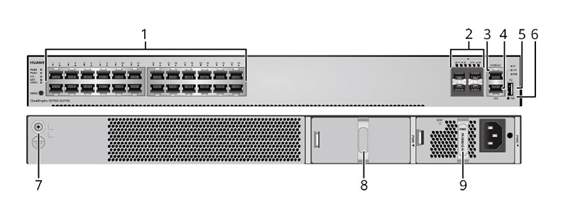 S5735S-S24T4S-A 1 S5735S-S24T4S-A appearance and structure