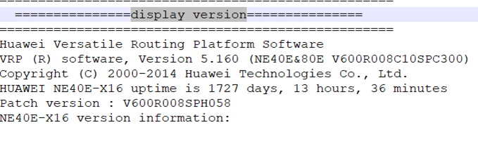 NE40E --- clear alarm system config alarm for NE40E device 22