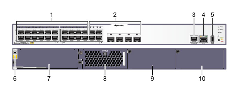 S5700-24TP-PWR-SI appearance and structure