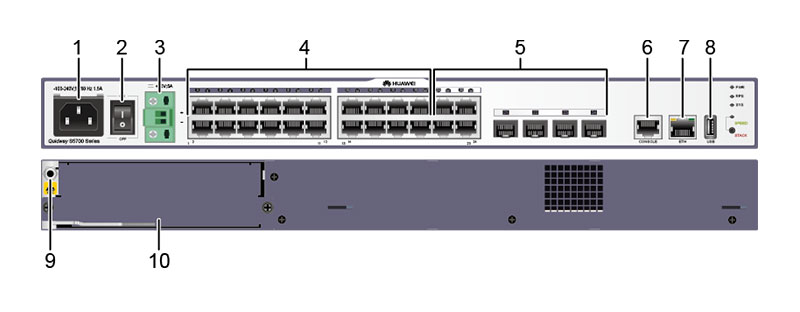 S5700-24TP-SI-AC appearance and structure