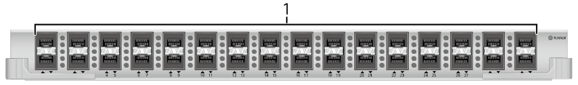 Ports on the ET1D2X32SSC0 panel