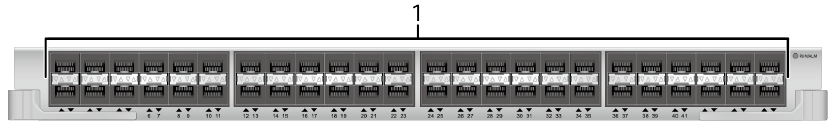 Ports on the ET1D2X48SX2S panel