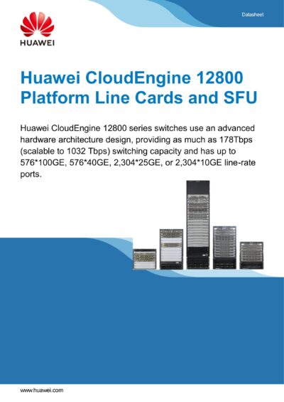 cloud engine 12800 platform line cards and sfu datasheet
