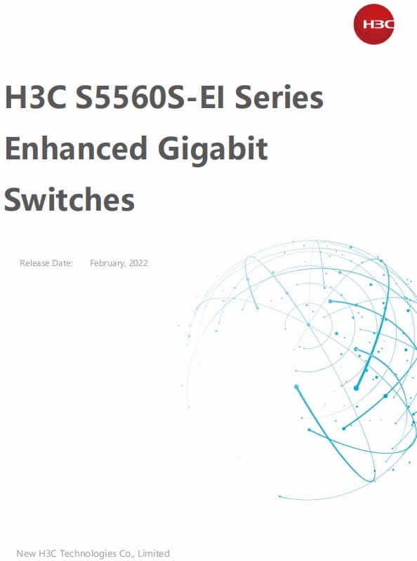H3C S5560S-EI Datasheet