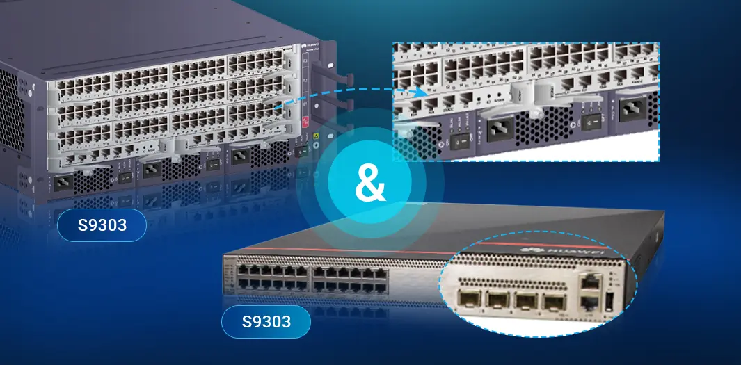 The interfaces between Huawei S6736 and S9303 are unable to negotiate