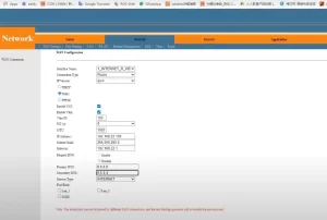 Network ONU Configuration
