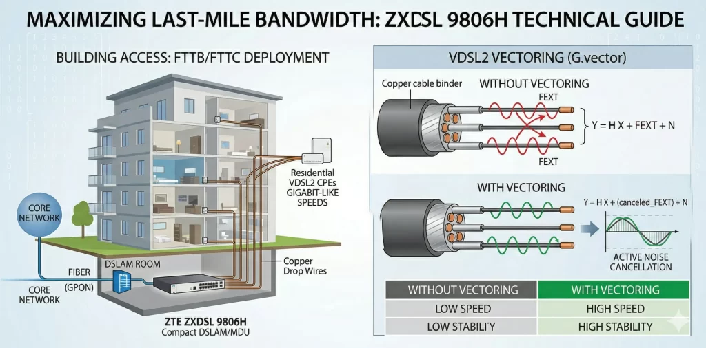 Deep Dive Into The ZXDSL 9806H: Optimizing Modern Broadband Access