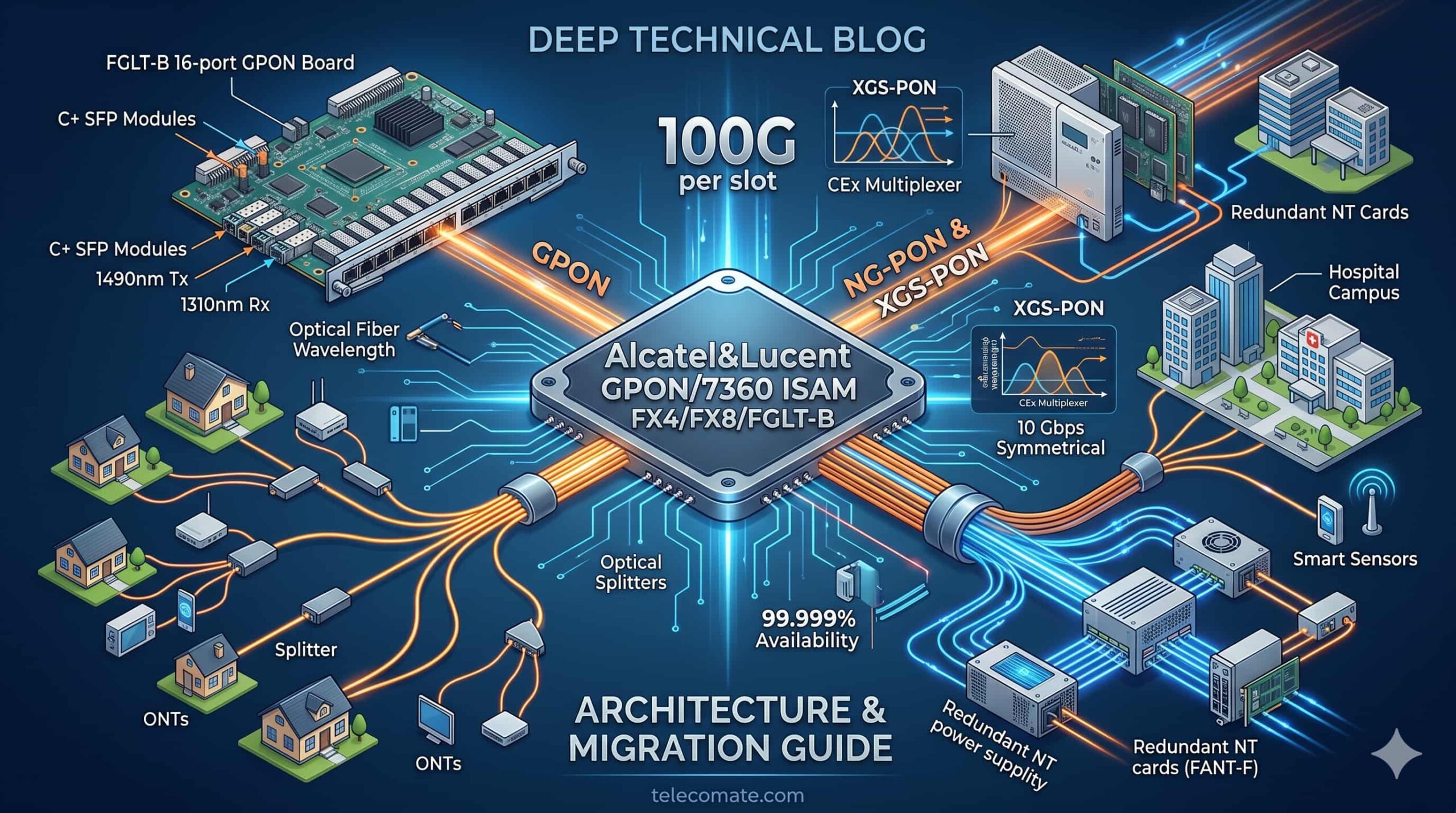 AlcatelLucent GPON7360 ISAM FX4FX8FGLT B scaled