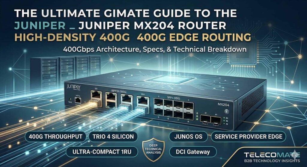 The Ultimate Guide To The Juniper MX204 Router: High-Density 400Gbps ...