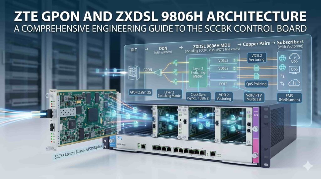 Архитектура ZTE GPON и ZXDSL 9806H: подробное техническое