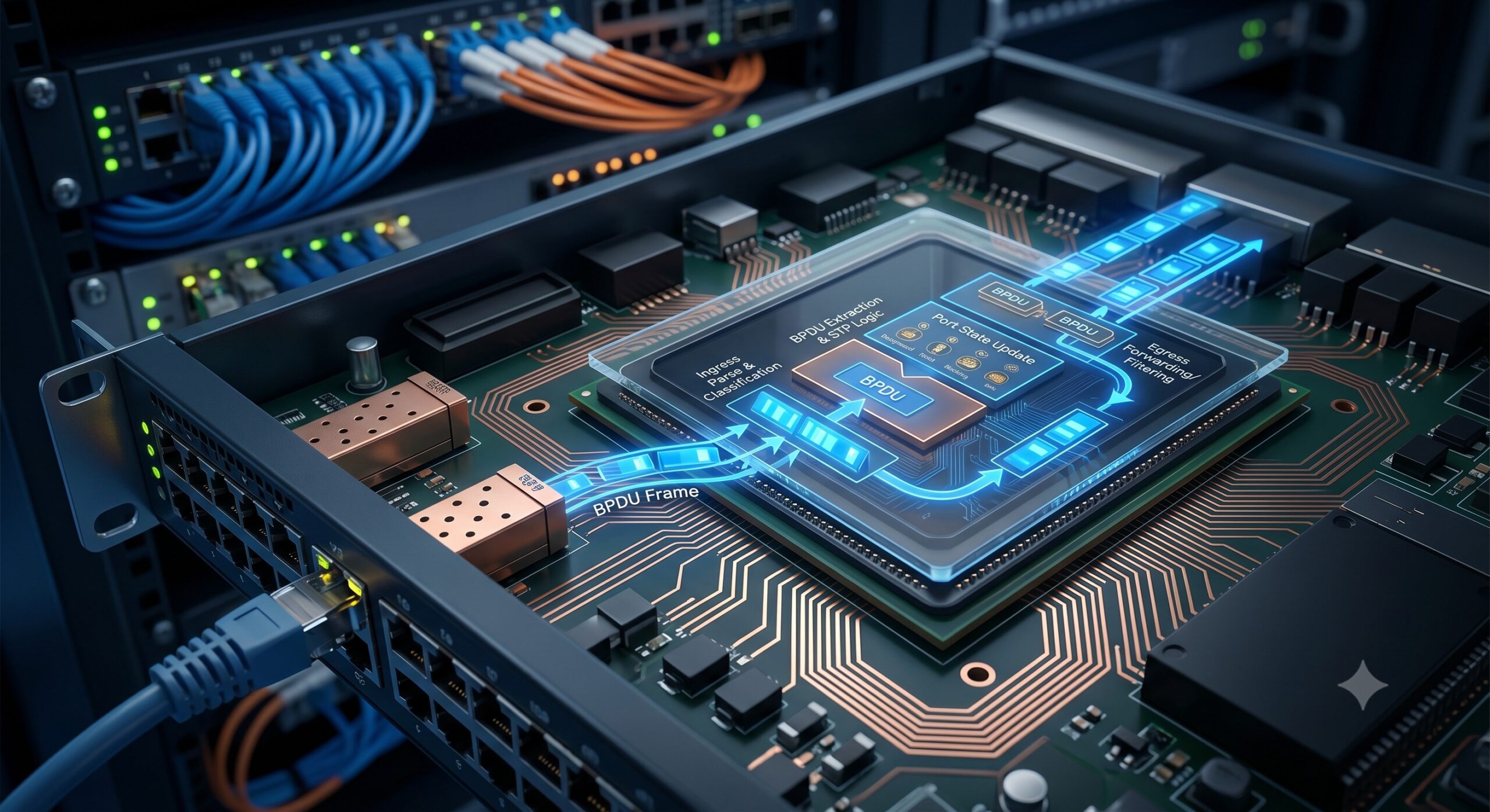 The Ultimate Guide to Spanning Tree Protocol (STP, RSTP, MSTP): Architecture, Specs, and Deployment 6 The Ultimate Guide to Spanning Tree Protocol (STP, RSTP, MSTP): Architecture, Specs, and Deployment details