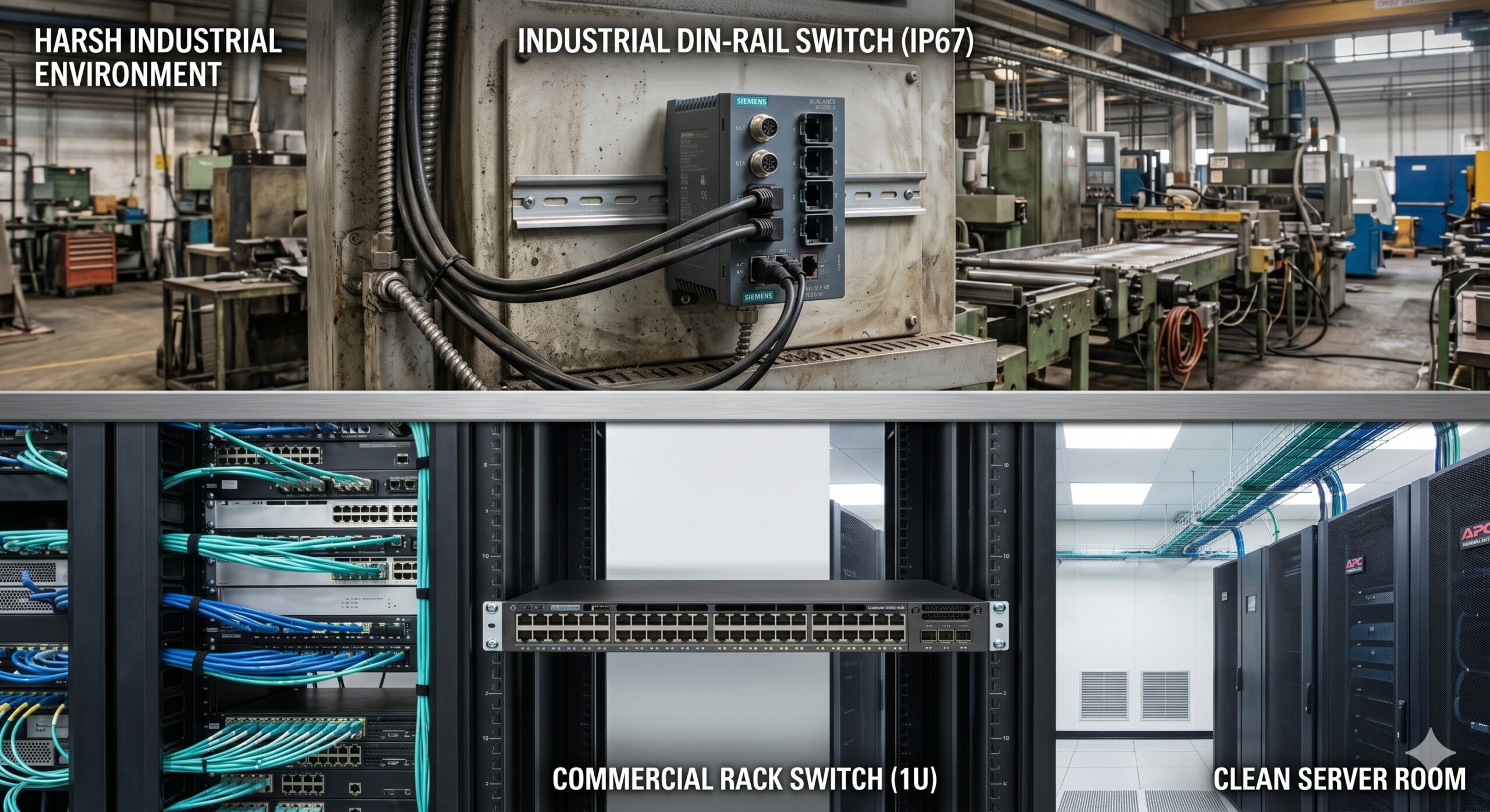 Industrial Ethernet vs Commercial Ethernet FAQ: Expert Answers to Technical & Deployment Questions 4 Industrial Ethernet vs Commercial Ethernet FAQ: Expert Answers to Technical & Deployment Questions details
