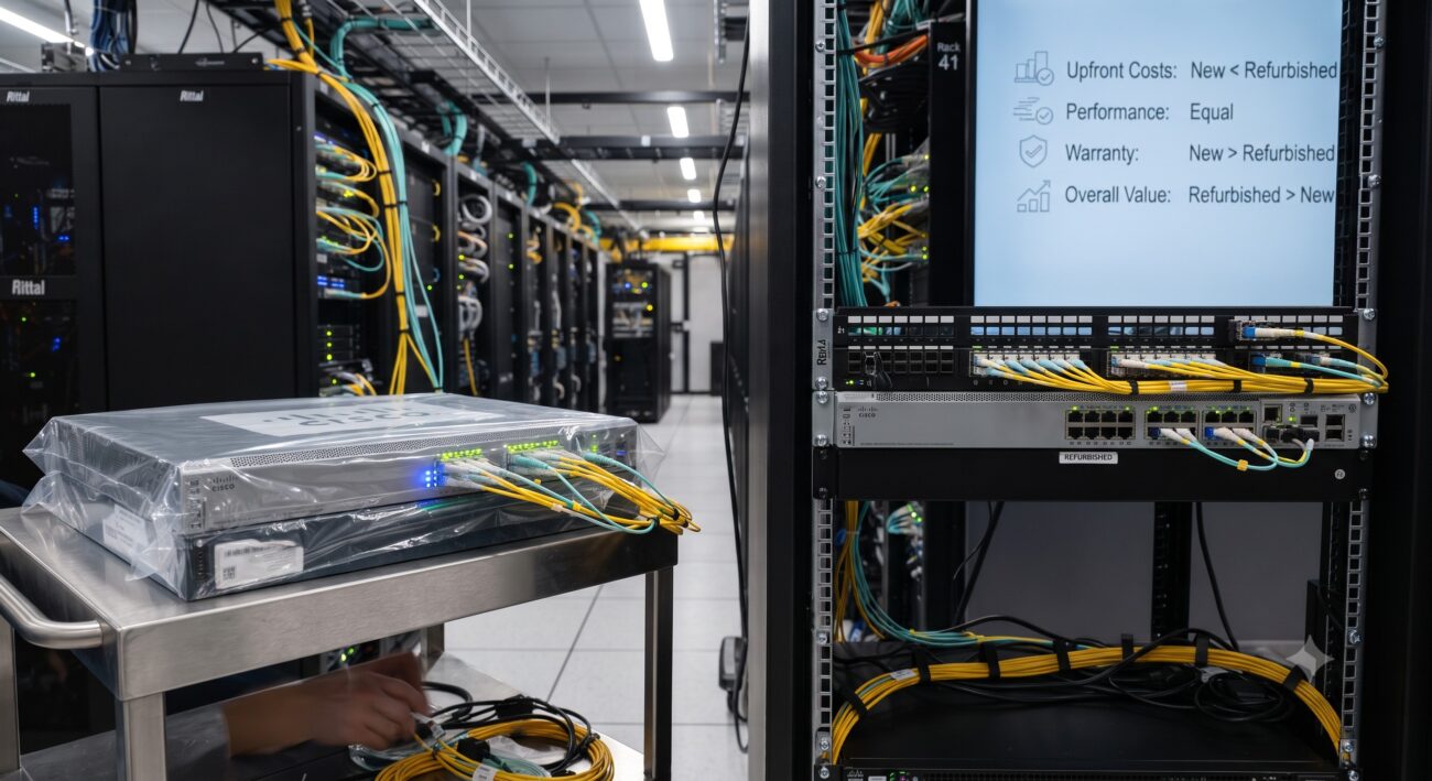 Maximizing Network ROI: A Total Cost of Ownership Analysis of Buying New vs Used Telecom Equipment