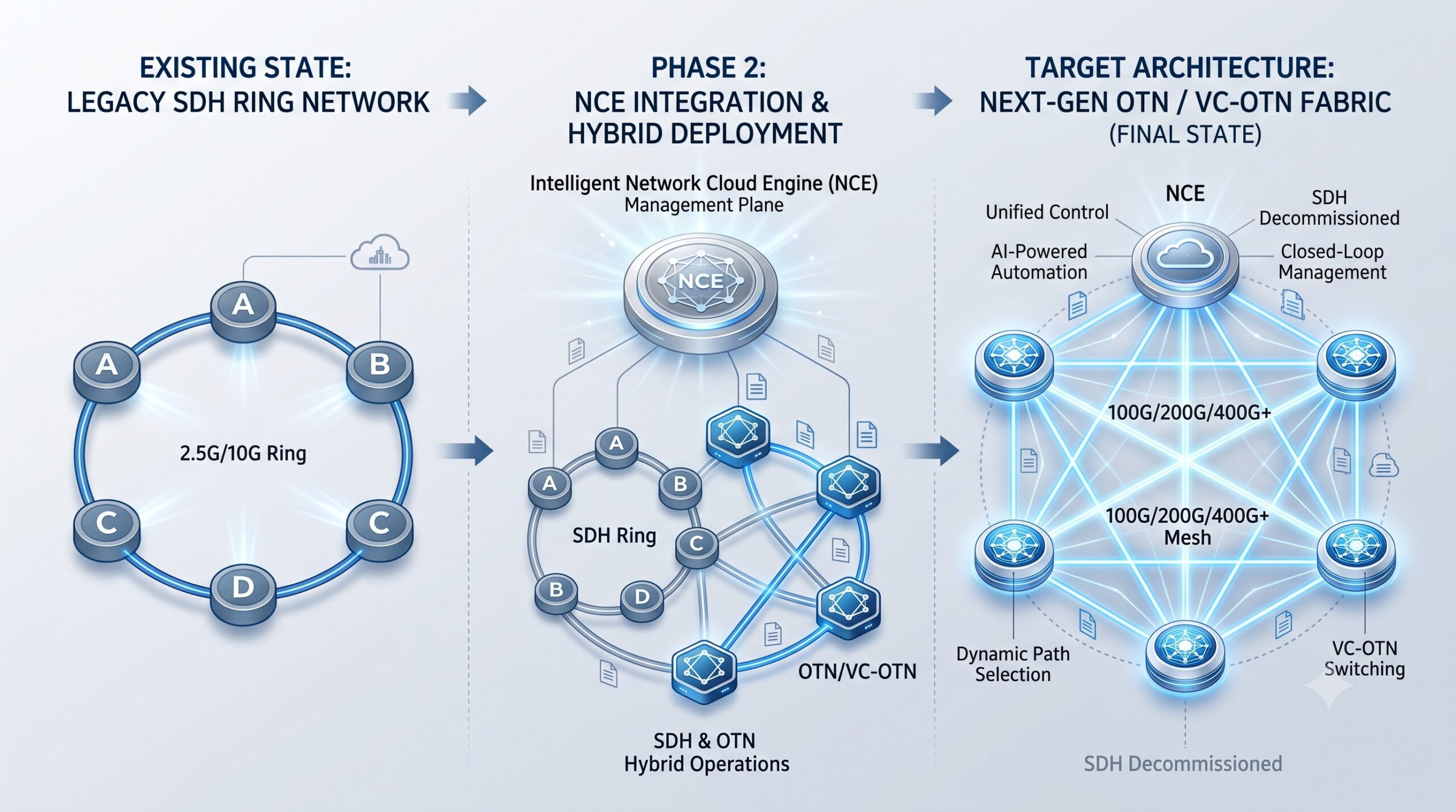Next-Gen Network Migration: Upgrading Core Infrastructure to SDH to OTN Migration details