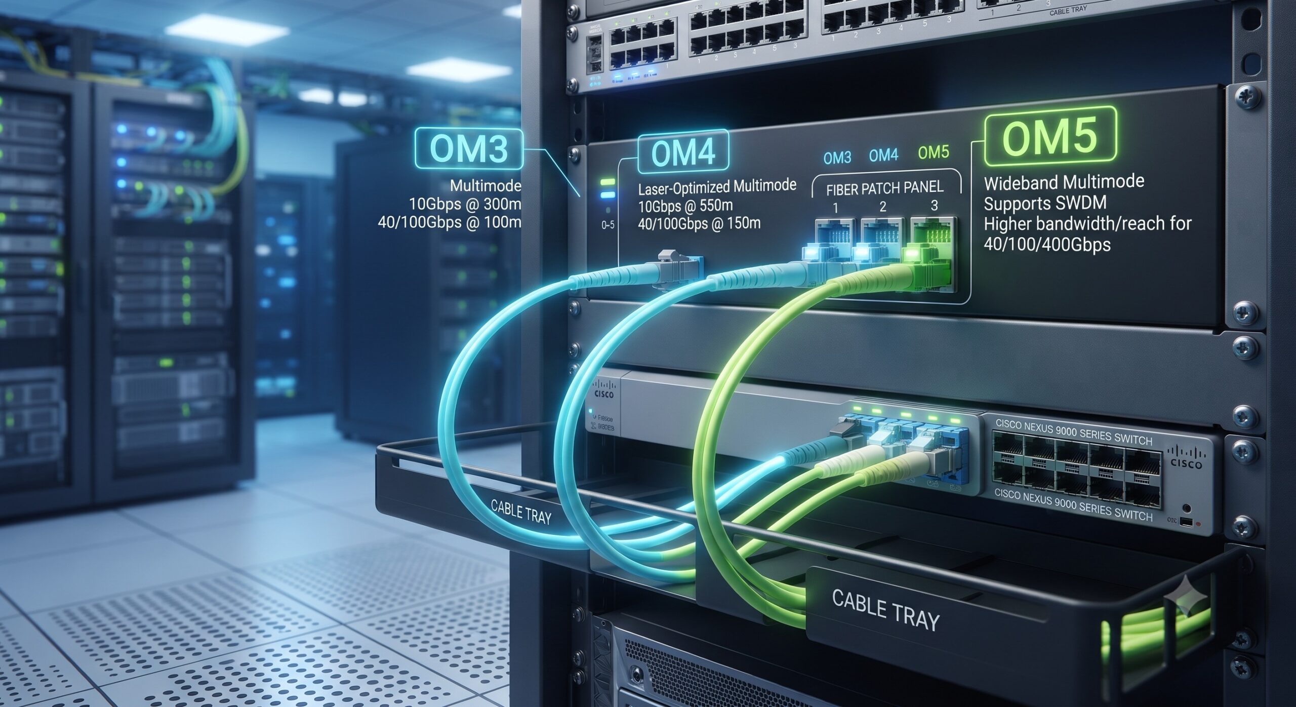 OM3 vs OM4 vs OM5 FAQ: Expert Answers to Technical & Deployment Questions 4 OM3 vs OM4 vs OM5 FAQ: Expert Answers to Technical & Deployment Questions details