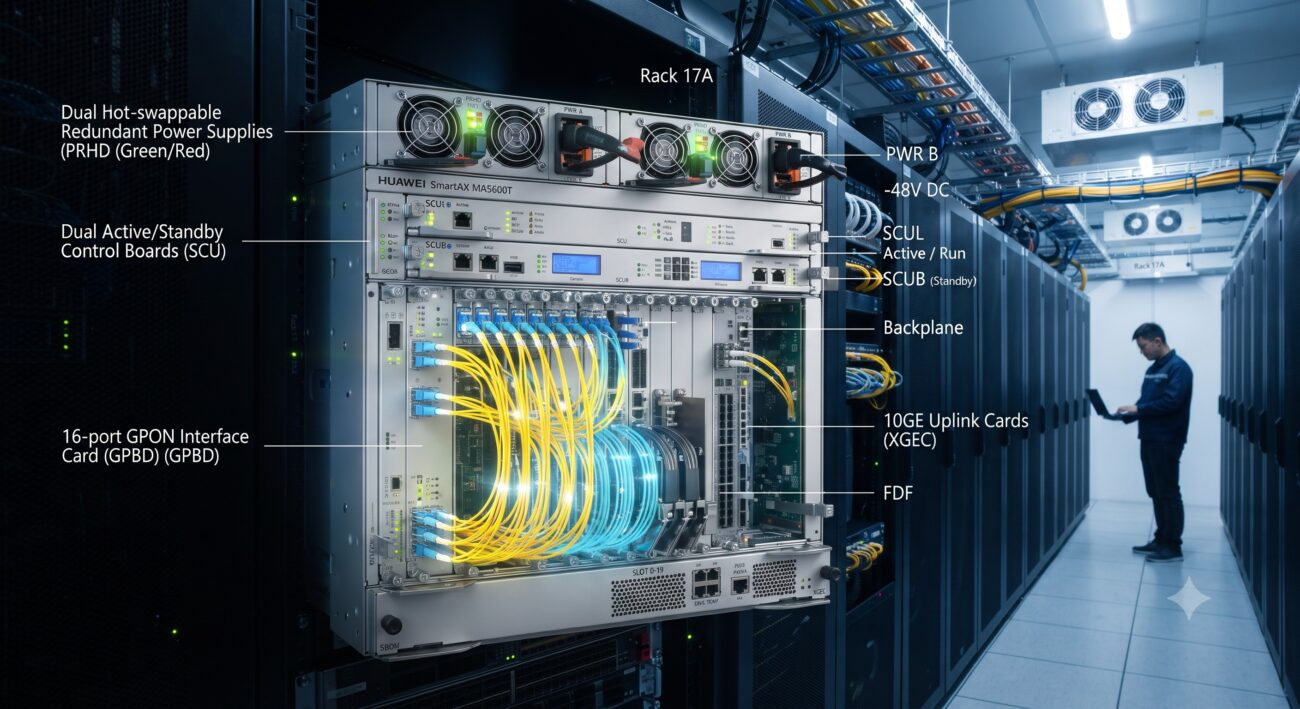 Carrier-Grade Reliability: Evaluating MTBF and Redundancy in SmartAX MA5600T Upgrades