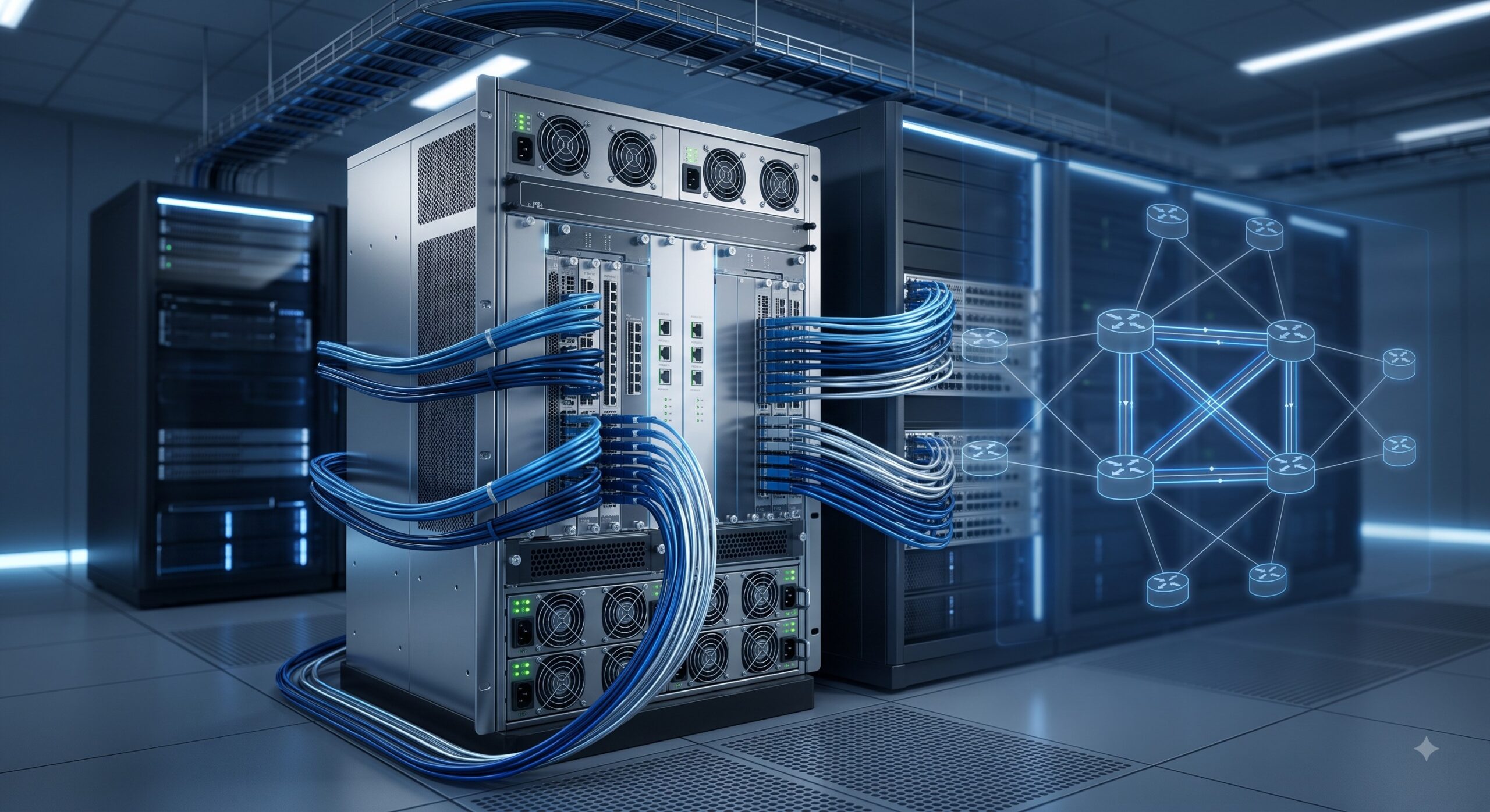 Carrier-Grade Reliability: Evaluating MTBF and Redundancy in High-Performance Core Routers details