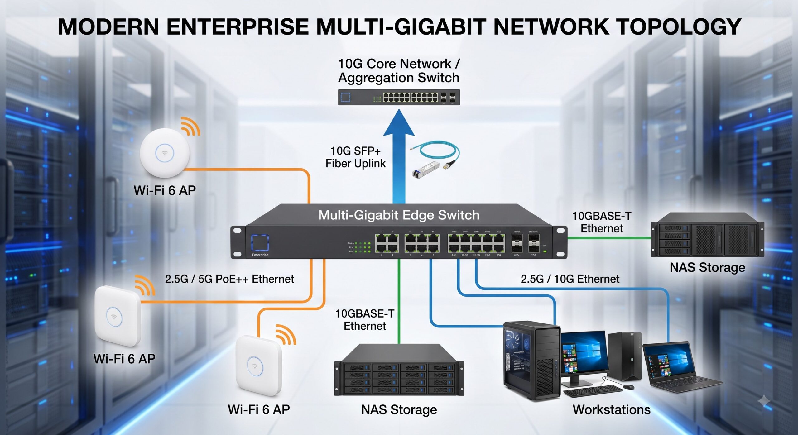 The Ultimate Guide to Multi-Gigabit Switch Upgrade: Architecture, Specs, and Deployment 7 The Ultimate Guide to Multi-Gigabit Switch Upgrade: Architecture, Specs, and Deployment details