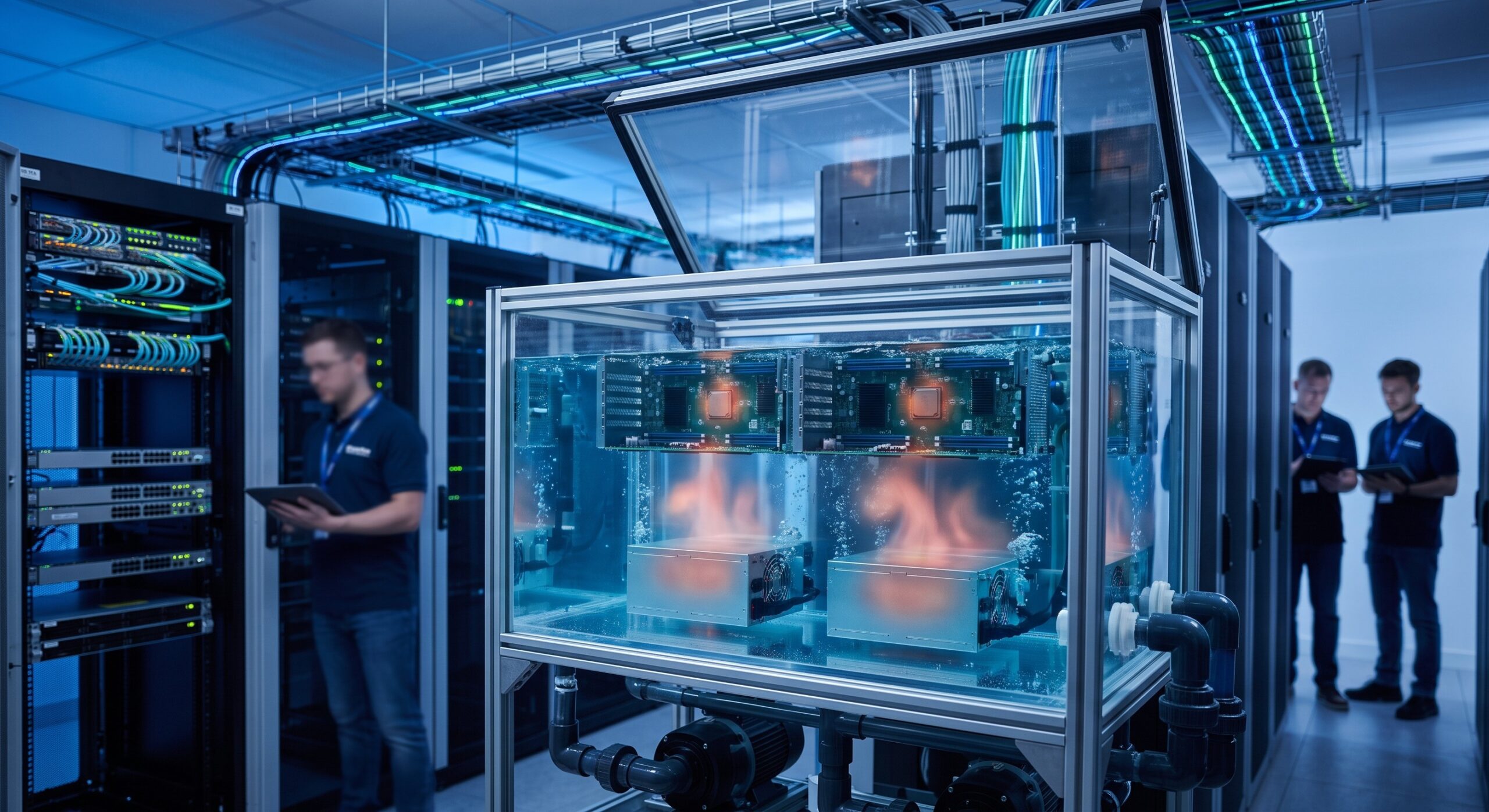 Energy Efficiency in Edge Routing: Thermal and Power Specs of Immersion Liquid Cooling Compute Modules: Submerged Power Supply Units (PSU) Thermal Profile details