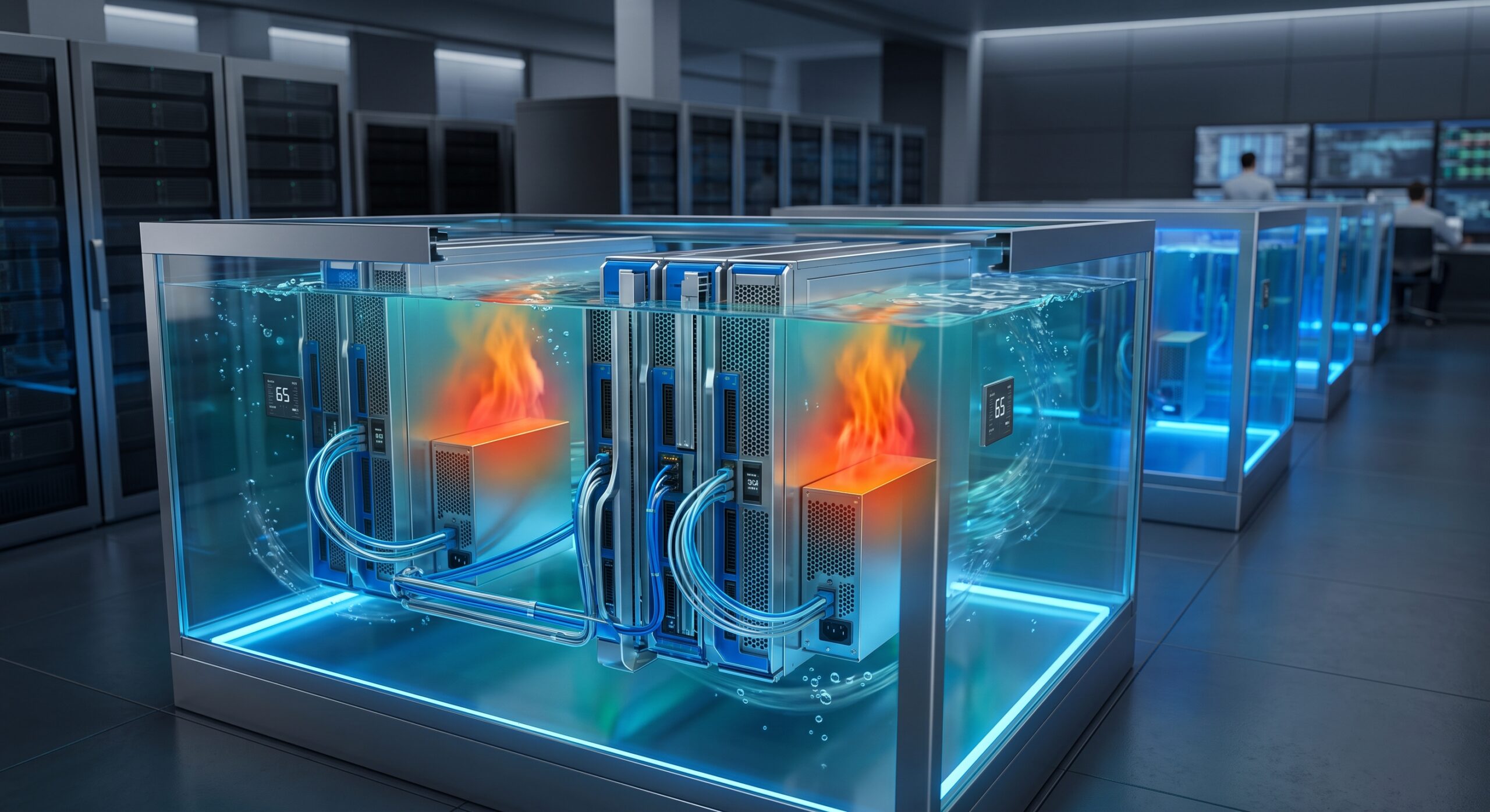 Energy Efficiency in Edge Routing: Thermal and Power Specs of Immersion Liquid Cooling Compute Modules: Submerged Power Supply Units (PSU) Thermal Profile details