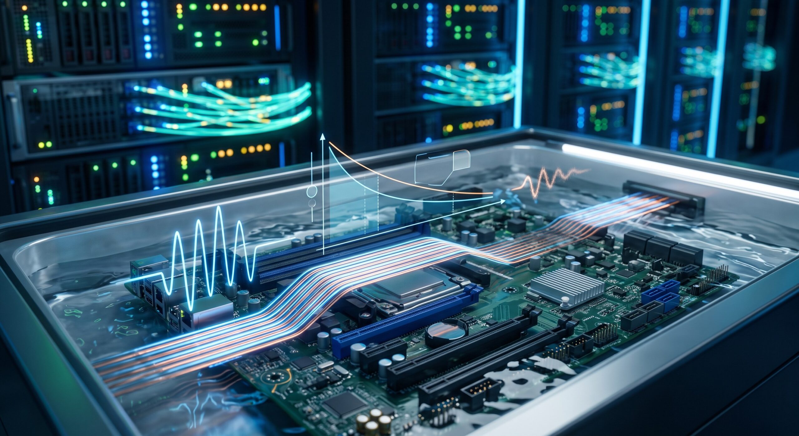 Overcoming Bottlenecks: Enterprise Configuration Manual for Signal Attenuation in High-Speed Copper Traces Submerged in Dielectric Fluids 6 Overcoming Bottlenecks: Enterprise Configuration Manual for Signal Attenuation in High-Speed Copper Traces Submerged in Dielectric Fluids details