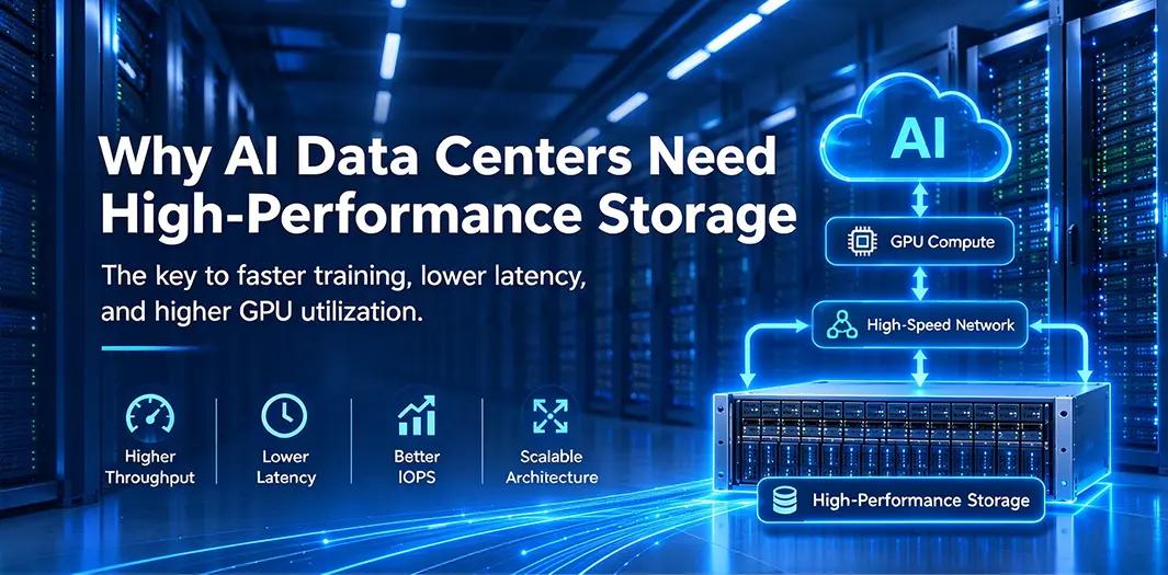Why AI Data Centers Need High-Performance Storage?