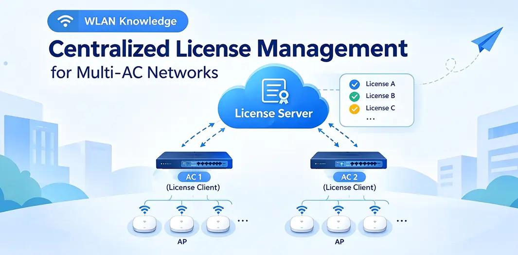 WLAN Knowledge: Centralized License Management for Multi-AC Networks